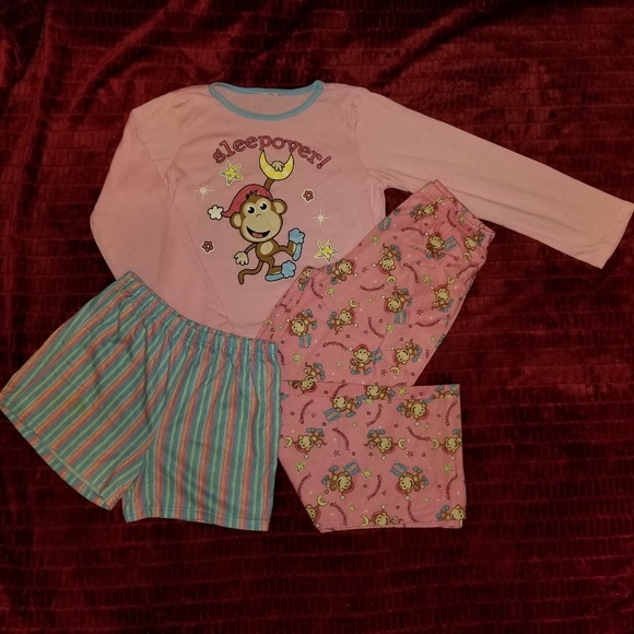 3 Piece Monkey Pajama Set - Picture 1 of 3